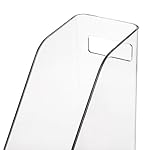 6 Pack Clear Magazine Holder, File Magazine Rack with Handle, Vertical Folder Document Storage, Magazine File Organizer for Desk, Office, Home, School - Image 4