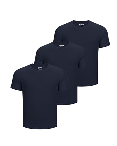 T-shirt de sport homme évacuation de l'humidité haut de course à pied coupe sèche active