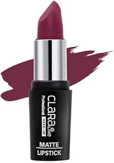 Claraline Matte Lipstick | Paraben-Free | Cruelty Free | Long Lasting | Smudge proof | Everyday Use | Repairs and Smooths | Nourishes & Hydrates Lips | Natural Ingredients |Night Out-472 | True Finish