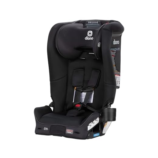 Diono Radian 3R SafePlus, All-in-One Convertible Car Seat, Rear and Forward Facing, SafePlus Engineering, 10 Years 1 Car Seat, Slim Fit 3 Across, Black Jet