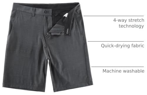 AIRDYNAM Men's Hybrid Golf Dress Shorts