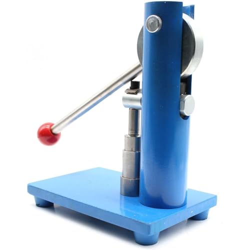 Macchina da stampa a leva per compresse con stampo in acciaio inossidabile per una compressa efficiente in laboratorio, ideale per acido benzoico, campioni di carbone e polveri medicinali