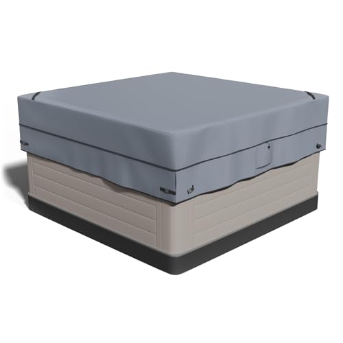 AKEfit Square Hot Tub Cover, Heavy Duty 600D Oxford SPA