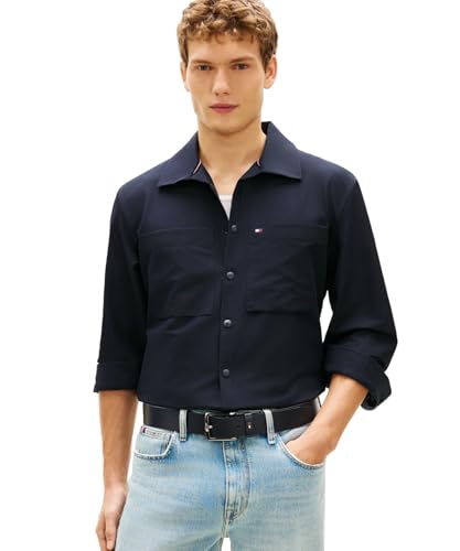 (トミーヒルフィガー) ロングスリーブシャツ MW42644 MEDIUM マルチDW5
