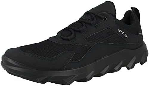 ECCO Women's MX Low Tie Gore-Tex Sneaker, Black/Black, 8-8.5 | Image 3