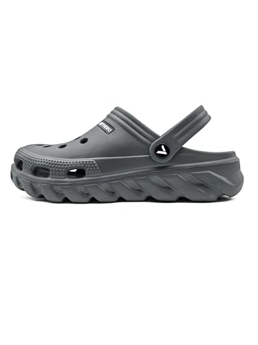 LazyWalk Herren atmungsaktiv Leichtgewicht Clogs Hausschuhe mit Belüftungslöchern | Wasserschuhe für Garten, Strand & Fr...