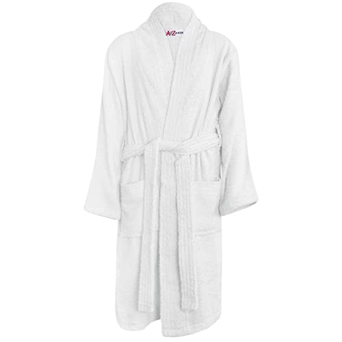 100% Cotton Hooded Towel Bathrobe for Girls Boys Bathing,Swimming,Surfing Towelling Dressing Gown