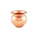 Shubhkart Copper Kalash, Handmade Indian Copper Kalash, 79 X 79 X 72 MM, Kalash Lota For Festival Puja
