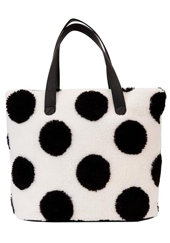 Bolso tote clásico Minnie Mouse con estampado de puntos y forro Sherpa miniatura 3