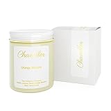 Scented Soy Candle for Men & Women | All-Natural Soy Wax Home Decor | Non-Toxic, Clean Burn, Recycled Glass Jar | Gift Candles by Chandler Studio (Orange Blossom)