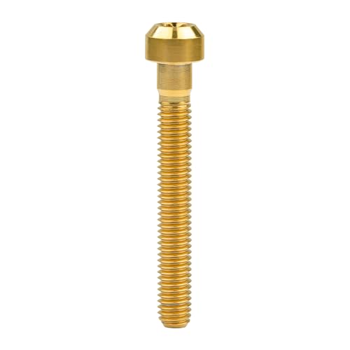 Image of Titanium Torx Square Head M6 x 10 15 20 25 30 35 40 45 50 60 65 70 80mm Screw Pack of 5 (Gold, M6x45mm)
