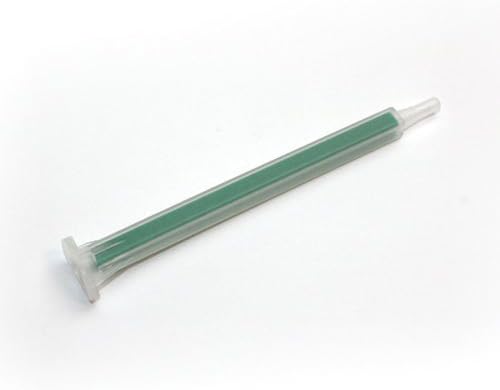 Square/Quadro Hi-Efficiency Mixing Nozzles for 50ml Cartridges (115mm 24 Element Static Mixers) (10 pack)
