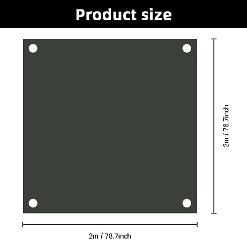 Bâche imperméable et robuste pour protéger le mobilier de jardin et bois 2x2m