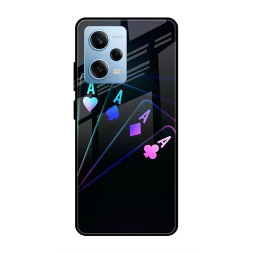 Image of SmashItUp Cards | Ace Designer Printed TPU Metal Case Mobile Back Cover for Redmi Note 12 Pro 5G