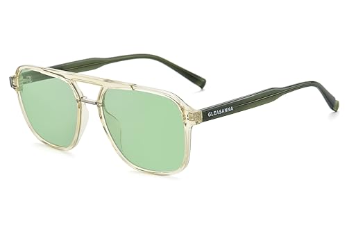 Image of Sleep Glasses for 99.9% Blue Light Glasses Dual AR Coatings Green Lens for Computer Gaming Reduce Eyestrain