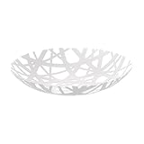 山崎実業(Yamazaki) フルーツボール ホワイト 約W26×D26×H4.5cm タワー tower お菓子入れ 果物 フルーツバスケット 2497