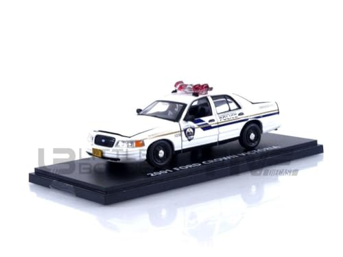 Modelo a escala 1/43 2001 Crown Victoria Police miniatura 2