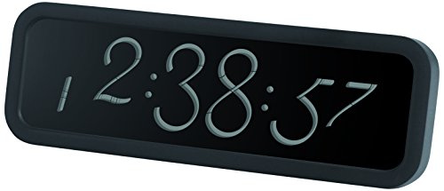 Lexon LR133N Sveglia da Tavolo Nera