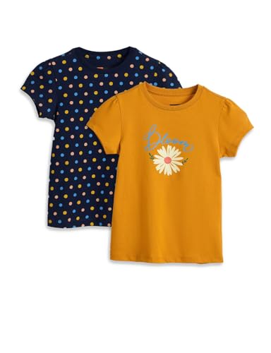 Image of Amazon Brand - Symbol Girls 100% Cotton Graphic Printed Half Sleeves Regular fit T-Shirt