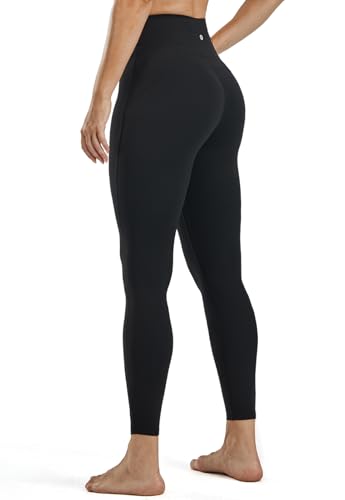 PERSIT Women's Buttery Soft Yoga Leggings 25''/28''-High Waisted Gym Leggings for Women with Hidden Pockets On The Waist for Workout - Image 3