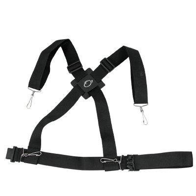 Ortola 0337-001 - Bandolera bombo cruzada especial, color negro
