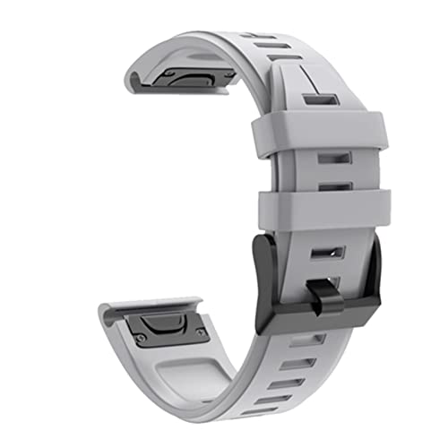 Bracelet 20 mm Garmin Fenix 7S silicone souple anti-irritation à fixation rapide