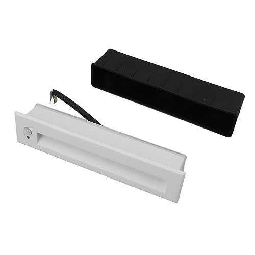 Luz de paso con sensor para pasillos y armarios empotrada en aluminio blanco 4000K 5