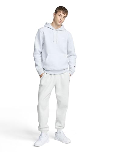 Champion Herren Pullover Fleece Hoodie, Standard Fit, Midweight, Available in Regular and Big & Tall Kapuzenpullover, Oxford-Grau – C-Logo… – Ansicht 5