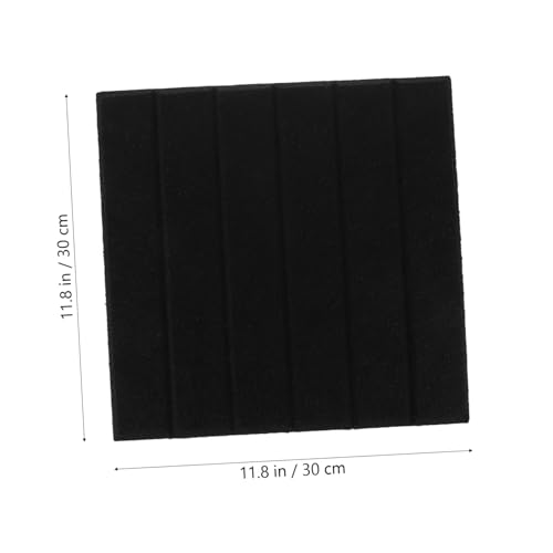 Paneles Acústicos Toddmomy 6PCS de Fibra de Poliéster para Absorción de Sonido Diseño a Rayas Verticales Fácil Instalación para Hogar Oficina Gimnasio y Iglesia miniatura 2