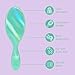Wet Brush Original Detangler Hair Brush, Soft, Flexible Bristles Gently Detangle All Hair Types, Works on Wet or Dry Strands, Ergonomic Handle, Reduces Breakage, Limited Edition, Prismatic Glow Green