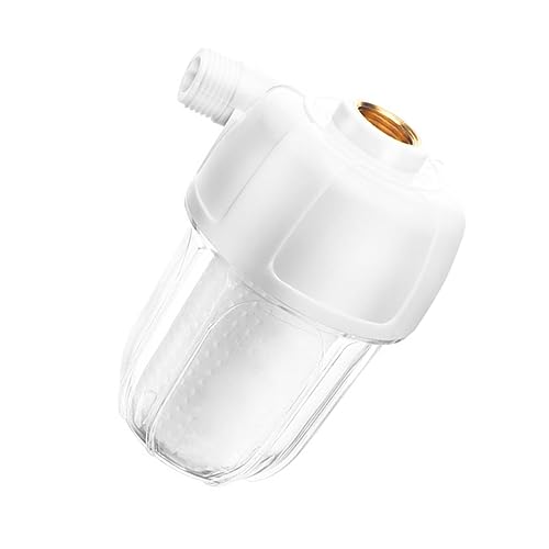 TEHAUX Household Water Purifier White Prefilter for Shower and Washing Machine Reduces Sediment Scale Water Filter Easy to Install Physical Filter for Safe Home Use