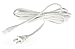 Amazon Basics Replacement Power Cable for PS4 Slim and Xbox One S / X - 12 Foot Cord, White