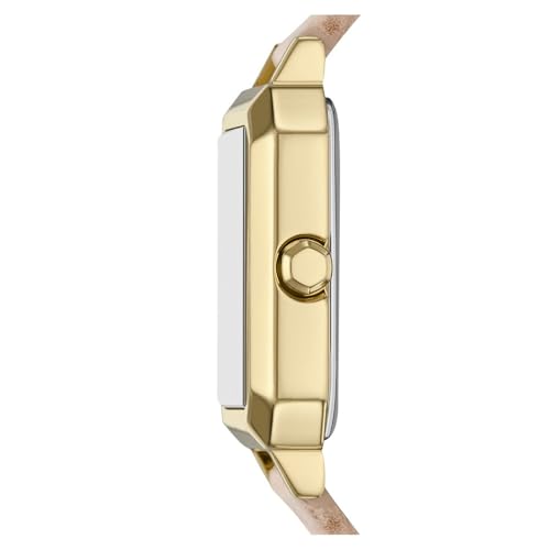 Image of Armani Exchange A|X Women's Watch, Square Three-Hand Stainless Steel Watch for Women
