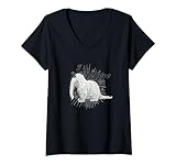 Sesame Street Snuffleupagus I Believe V-Neck T-Shirt