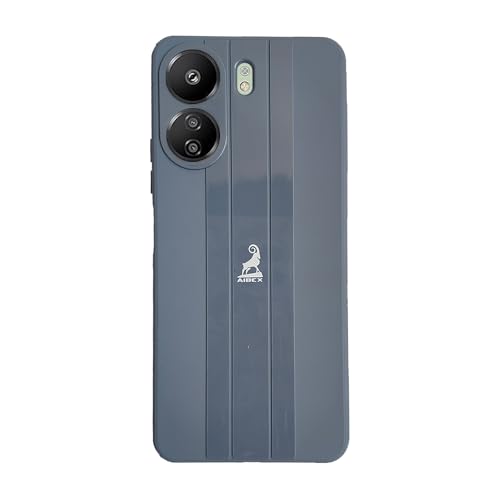 Image of AIBEX Sleek Back Cover Case Compatible with Xiaomi Redmi 13C 4G / Poco C65 with Camera Guard and Diamond Finish
