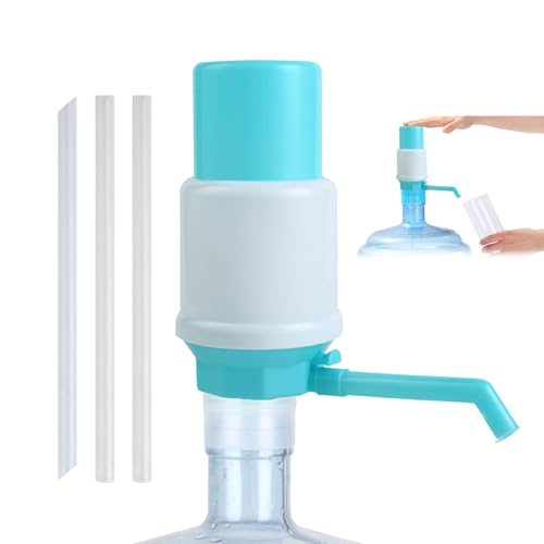 Bomba Dispensadora de Agua – Bomba Manual de Presión de Mano para Botellas, Fuente de Agua Portátil para Botellas de 19L/20L/25L, Fácil de Usar en Casa, Oficina, Camping, Exterior y Viajes Bomba Dispensadora de Agua – Bomba Manual de Presión de Mano para Botellas, Fuente de Agua Portátil para Botellas de 19L/20L/25L, Fácil de Usar en Casa, Oficina, Camping, Exterior y Viajes
