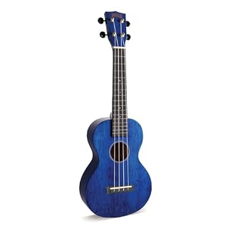Mahalo MH2-TBU Hano Series Concert Ukulele, Transparent Blue - Les Beatles, Paul McCartney, John Lennon, RIngo Starr, George Harrison Mahalo MH2-TBU Hano Series Concert Ukulele, Transparent Blue – Image 4