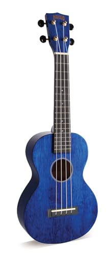 Mahalo MH2-TBU Hano Series Concert Ukulele, Transparent Blue - Les Beatles, Paul McCartney, John Lennon, RIngo Starr, George Harrison Mahalo MH2-TBU Hano Series Concert Ukulele, Transparent Blue – Image 5