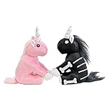 Patchwork Pet X-Ray Unicorn Duo Plush Dog Toys, 2-Pack, 1 Pound