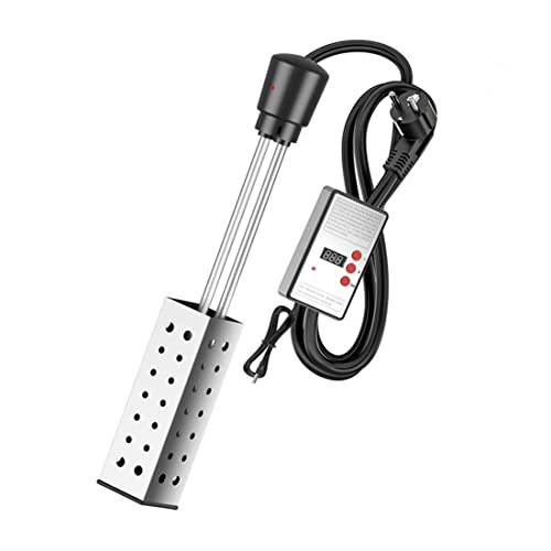 EBOOBA RéChauffeur D'Immersion 2500W, Minuterie Automatique de Chauffe-Piscine, RéChauffeur D'Immersion de Chauffage de Piscine SûR, pour la EU Plug