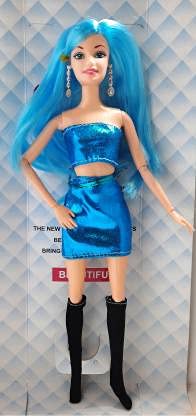 New Fashionable Charming Made to Move Doll with Movable Moving Joints (Head, Shoulders, Elbows, Hands, Thighs and Knees) (Blue) (B093ZVS2M7) Amazon Price History, Amazon Price Tracker