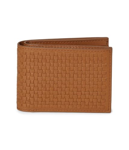 Johnston & Murphy Men's Kingston Woven Billfold, Brown, One Size