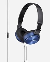 Sony MDR-ZX310AP ZX Series Wired On Ear Headphones with mic, Blue — image 3