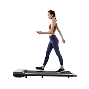 Under Desk Treadmill with Remote Control and LED Display, Walking Pad Jogging Running Ultra Flat Slim Under Desk Fitness Workout for Home Office, 477W 220V