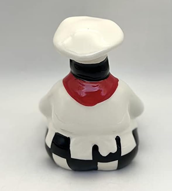 ACK Happy Chef Collection Ceramic Hand Painted Sponge Holder for Kitchen Sink, Kitchen D¨¦cor, Scouring Pad