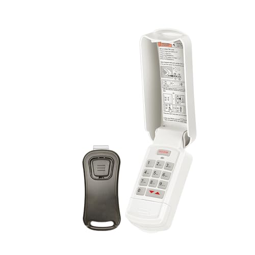 OKP-BX & O1T-BX Overhead Door Legacy Python Garage Door Opener Remote Keypad, CodeDodger Encryption, High-Capacity AAA Battery, 164ft Range, Ultra-Long 3-Year Warranty