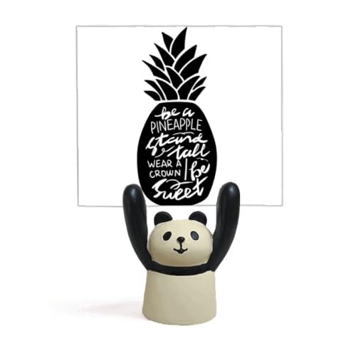 Support pour mémo Be a PineFruit noir un cadeau inspirant avec sa citation positive