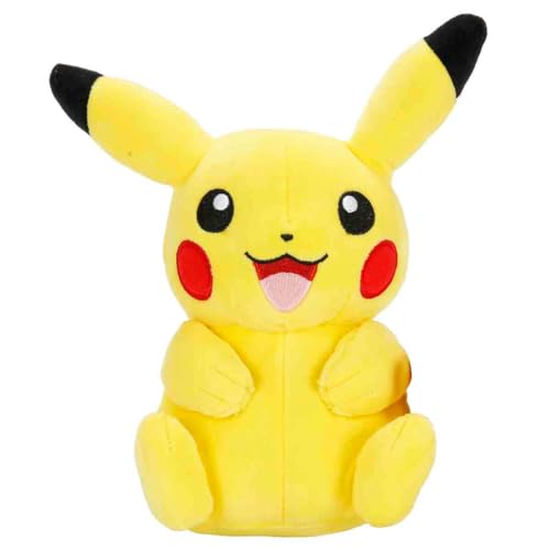 Pokémon PKW3457-20cm Plüsch - Pikachu, offizielles Plüsch