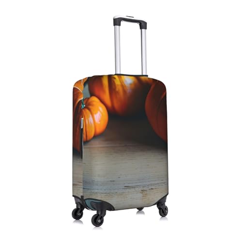 Fall Pumpkin Tsa Approved Luggage Cover For 18-32 Inch Suitcases Scratch-Resistant Stretch Luggage Cover3