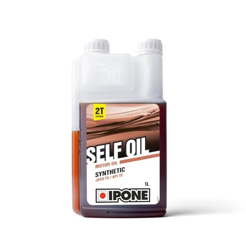 Ipone - Huile Moteur 2 Temps Self Oil - Semi-Synthétique - Pour Tous Les Engins 2 Temps Pour Engins De Jardinage - Dosatore 1 Litro